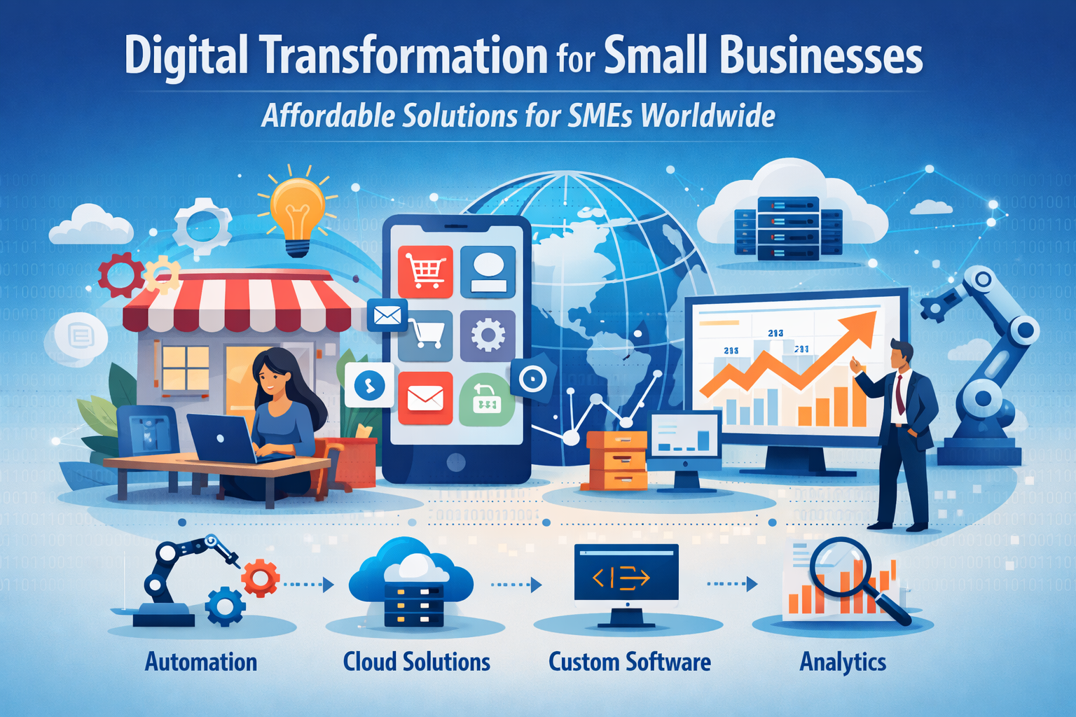 Digital transformation solutions for small businesses and SMEs
